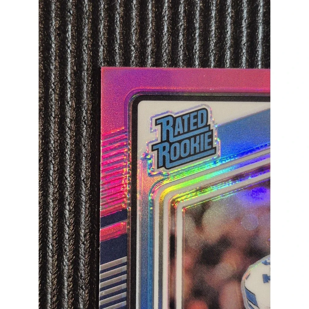 2024 Panini Donruss Optic - Rated Rookie Marshawn Kneeland #274 Pink Prizm (RC)